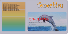 Tonerkassette 3.1-CE411A kompatibel mit HP CE411A / 305A
