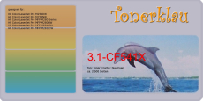 Toner 3.1-CF541X kompatibel mit HP CF541X / 203X