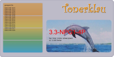 Toner 3.3-NPG1-4P kompatibel mit Canon 1372A005 / NPG-1 - EOL