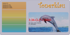 Toner 3.34-CLP-C300A kompatibel mit Samsung CLP-C300A