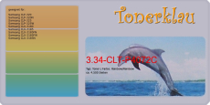 Toner 3.34-CLT-P4072C - Rainbow Kit - kompatibel mit Samsung CLT-P4072C / SU382A