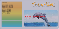 Toner 3.5-TK-590KCMY-KIT / Rainbow Kit kompatibel mit Kyocera TK-590K/TK-590C/TK-590M/TK-590Y