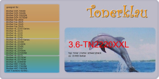 Toner 3.6-TN2220XXL kompatibel mit Brother TN-2220