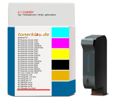 Tintenpatrone 4.1-C4838Y kompatibel mit HP C4838AE / 11