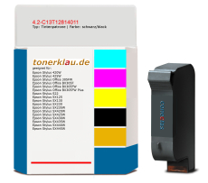Tintenpatrone 4.2-C13T12814011 kompatibel mit Epson C13T12814011 / T1281