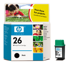 HP 51626AE / HP 26 Tintenpatrone / Druckpatrone   schwarz - EOL