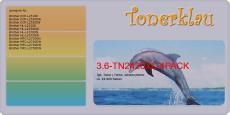 Toner 3.6-TN2420XL-4PACK [ 4er Pack  ] kompatibel mit Brother TN-2420 / TN2420