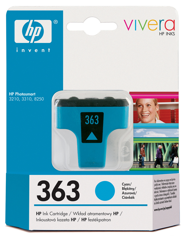 HP C8771EE / HP 363 Tintenpatrone cyan / 6ml