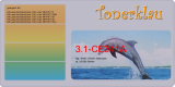 Toner 3.1-CE341A kompatibel mit HP CE341A / 651A
