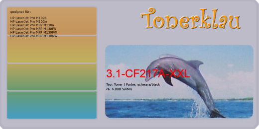 Toner 3.1-CF217A-XXL kompatibel mit HP CF217A / 17A