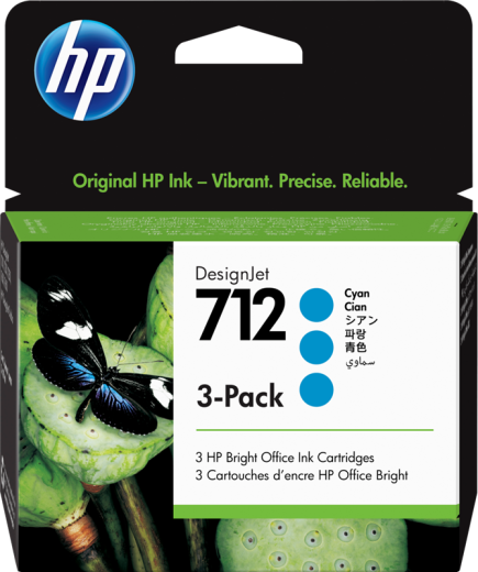 HP 3ED77A [ 3ED77A / 712 ] Multipack