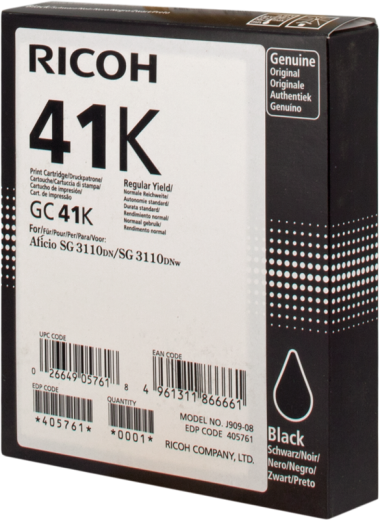 Ricoh 405761 [ 405761 / GC 41 ] Tinte