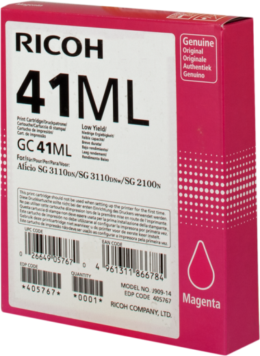 Ricoh 405767 [ 405767 / GC 41 ml ] Tinte