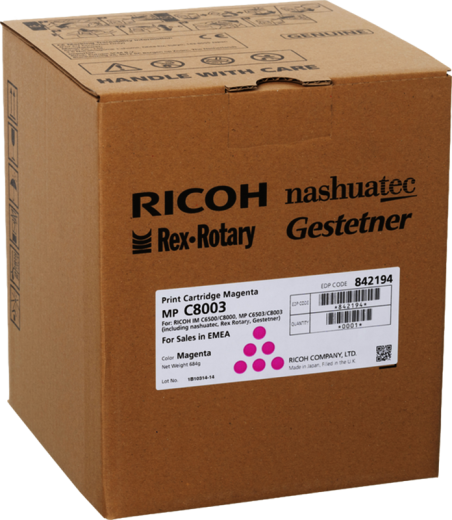 Ricoh 842194 [ 842194 / C8003M ] Toner