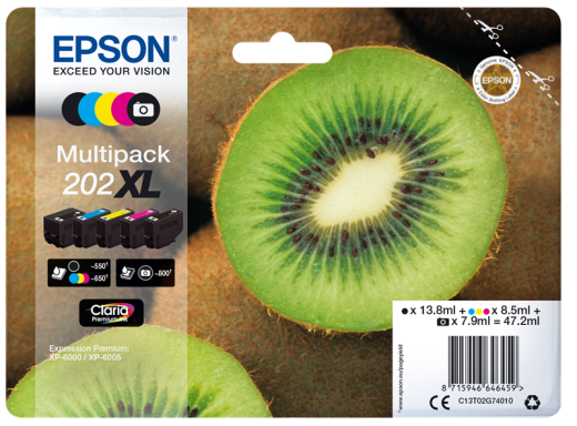 Epson C13T02G74010 [ C13T02G74010 / 202XL ] Tintenpatrone