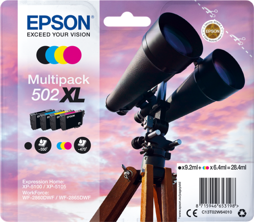 Epson C13T02W64010-MULTI [ C13T02W64010MULTI / 502XL ] Tintenpatrone