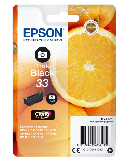 Epson C13T33414010 [ C13T33414010 / T3341 ] Tintenpatrone