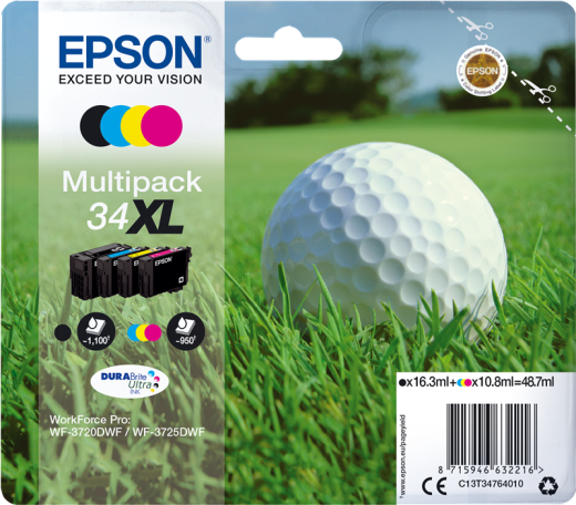 Epson C13T34764010-MULTI [ C13T34764010MULTI / 34XL ] Tintenpatrone