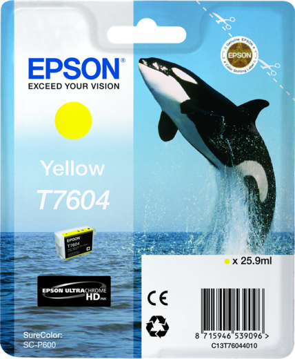 Epson C13T76044010 [ C13T76044010 / T7604 ] Tintenpatrone