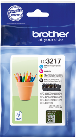Brother LC-3217 [ LC3217 / LC3217VALDR ] Multipack