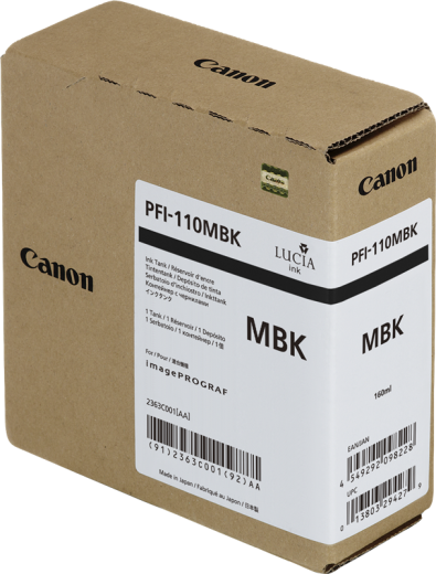 Canon PFI-110mbk [ PFI110mbk / 2363C001 ] Tintenpatrone
