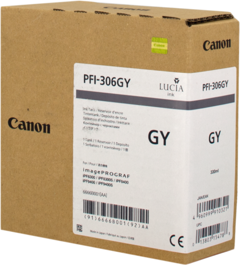 Canon PFI-306gy [ PFI306gy / 6666B001 ] Tintenpatrone