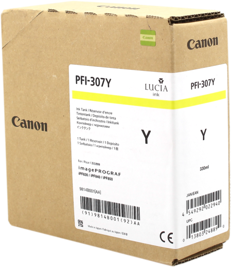 Canon PFI-307y [ PFI307y / 9814B001 ] Tintenpatrone