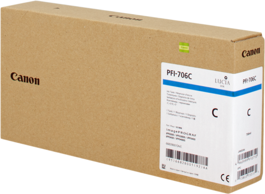 Canon PFI-706c [ PFI706c / 6682B001 ] Tintenpatrone
