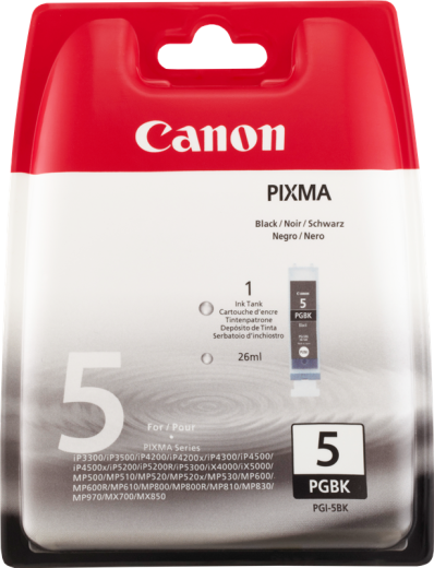 Canon PGI-5bk [ PGI5bk / 0628B001 ] Tinte