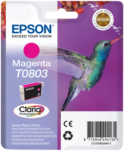 Epson T08034011 [ T08034011 / T0803 ] Tintenpatrone