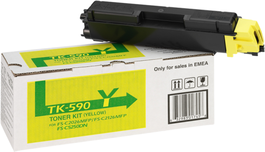 Kyocera TK-590Y [ TK590Y / 1T02KVANL0 ] Toner