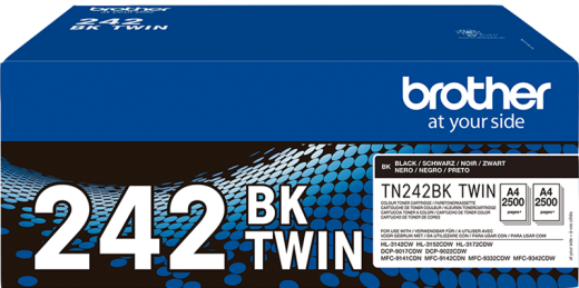 Brother TN-242BK-TWIN [ TN242BKTWIN / 242 ] Multipack