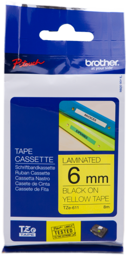 Brother TZe-611 [ TZe611 / TZ-611 ] Schriftband
