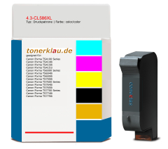 Druckpatrone 4.3-CL586XL kompatibel mit Canon CL-586XL / 6226C001